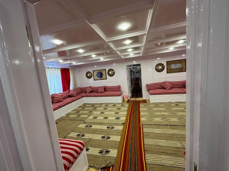 Yalla Bina Dahabiya Nile Cruise cabin - Luxury Nile cruise from Luxor to Aswan