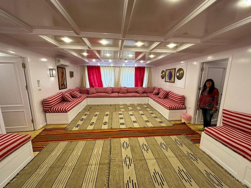 Yalla Bina Dahabiya Nile Cruise cabin - Luxury Nile cruise from Luxor to Aswan