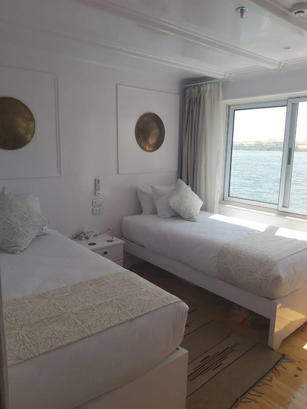 Yalla Bina Dahabiya Nile Cruise cabin - Luxury Nile cruise from Luxor to Aswan