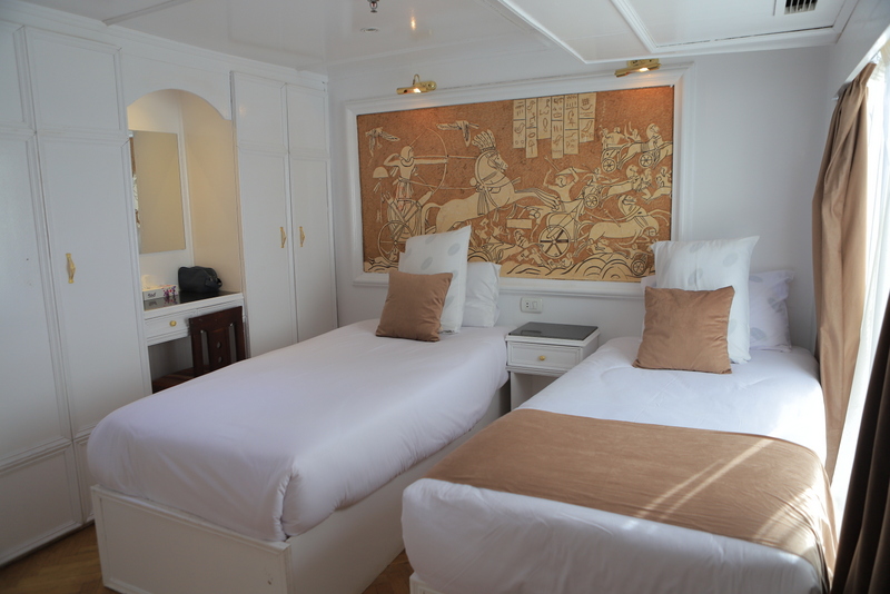 Sekhmet Dahabiya Nile Cruise Cabin View
