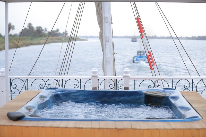 Sekhmet Dahabiya Nile Cruise Cabin View
